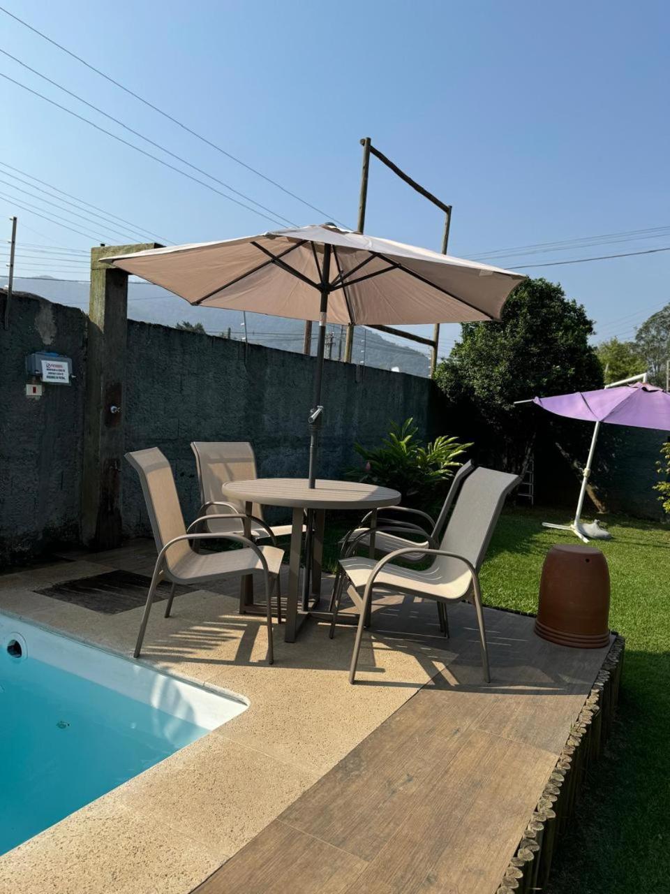 Casa Piscina Jardim Ubatuba Villa Ngoại thất bức ảnh