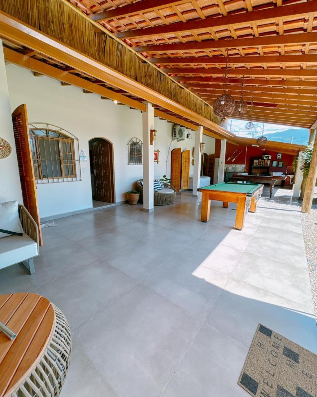 Casa Piscina Jardim Ubatuba Villa Ngoại thất bức ảnh