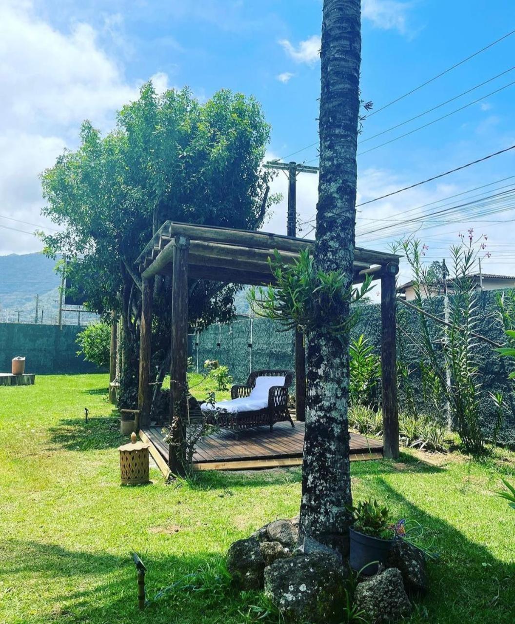 Casa Piscina Jardim Ubatuba Villa Ngoại thất bức ảnh