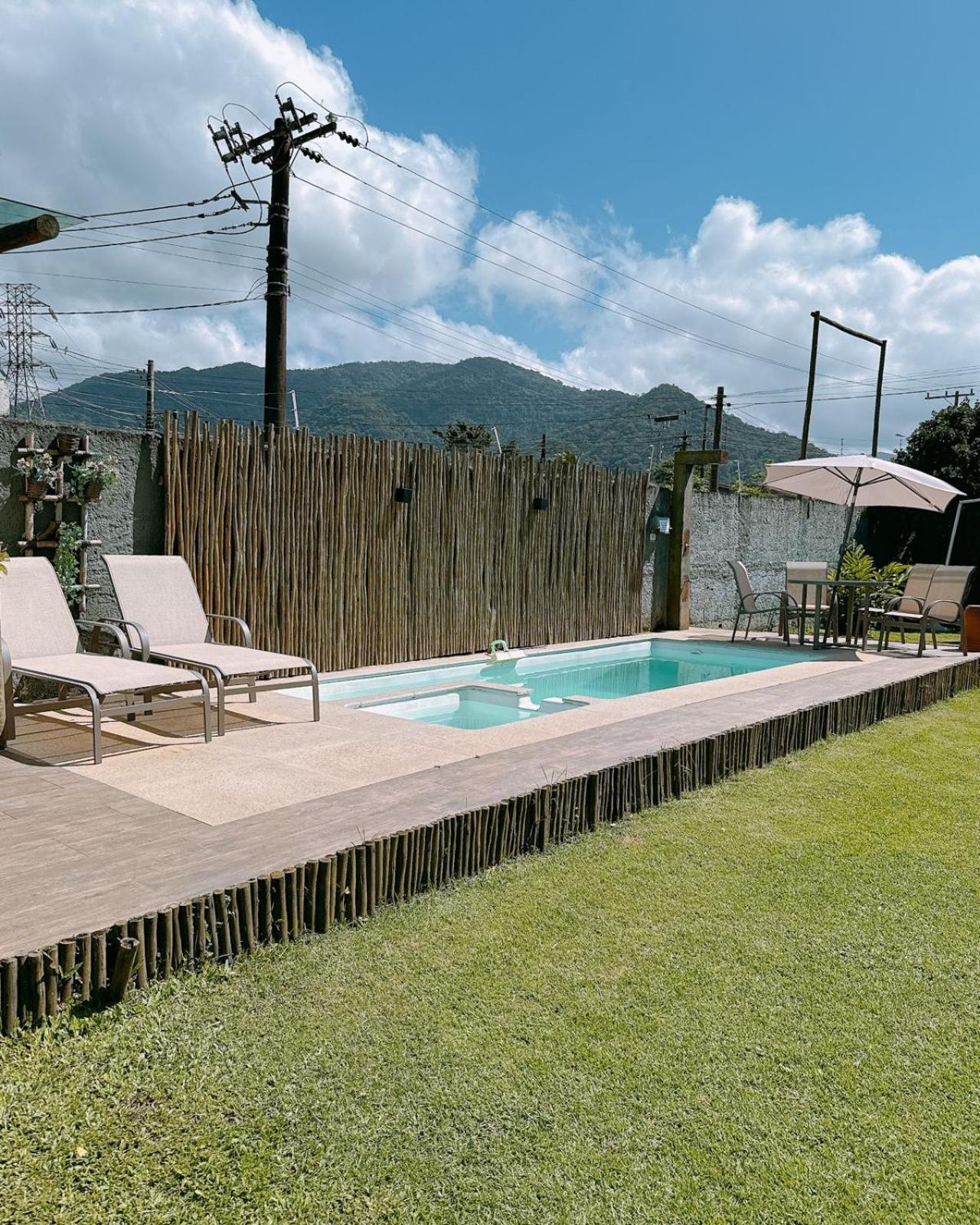 Casa Piscina Jardim Ubatuba Villa Ngoại thất bức ảnh
